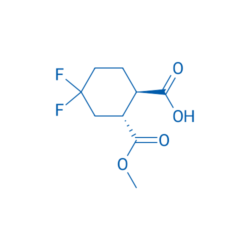 (1R,2R)-4,4-difluoro-2-(methoxycarbonyl)cyclohexane-1-carboxylic acid 250mg