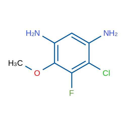 4-Chloro-5-fluoro-6-methoxybenzene-1,3-diamine 1g