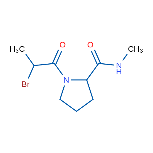 1-(2-Bromopropanoyl)-N-methylpyrrolidine-2-carboxamide 1g