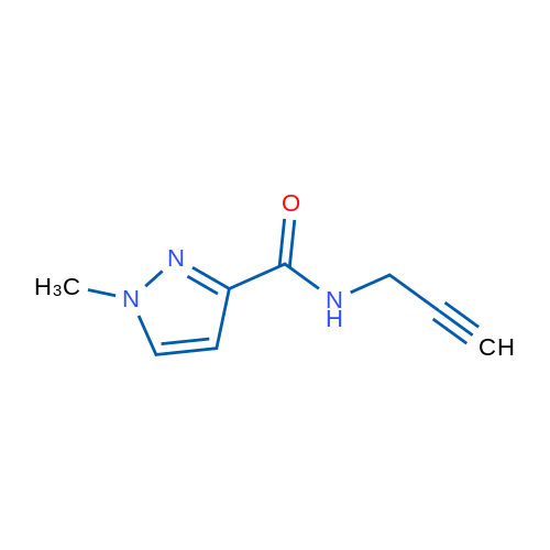 1-Methyl-N-(prop-2-yn-1-yl)-1H-pyrazole-3-carboxamide 1g