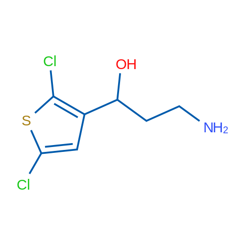3-Amino-1-(2,5-dichlorothiophen-3-yl)propan-1-ol 1g