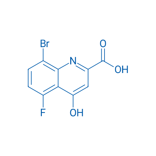 8-Bromo-5-fluoro-4-hydroxyquinoline-2-carboxylic acid 1g