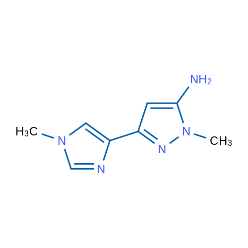 1-Methyl-3-(1-methyl-1H-imidazol-4-yl)-1H-pyrazol-5-amine 1g