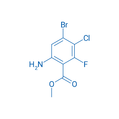 Methyl 6-amino-4-bromo-3-chloro-2-fluorobenzoate 250mg