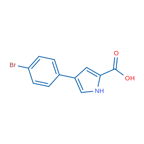 4-(4-Bromophenyl)-1h-pyrrole-2-carboxylic acid 1g
