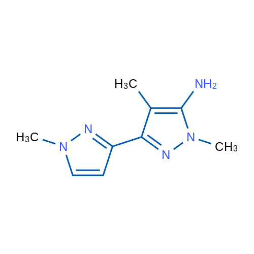 1,4-Dimethyl-3-(1-methyl-1H-pyrazol-3-yl)-1H-pyrazol-5-amine 1g