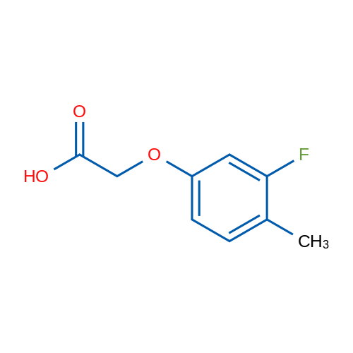 2-(3-Fluoro-4-methylphenoxy)acetic acid 1g