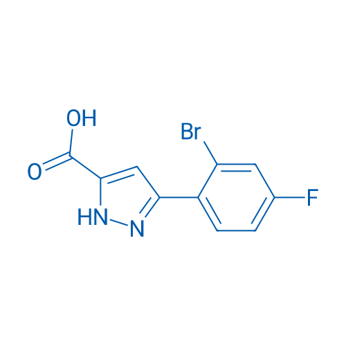 3-(2-Bromo-4-fluorophenyl)-1h-pyrazole-5-carboxylic acid 5g