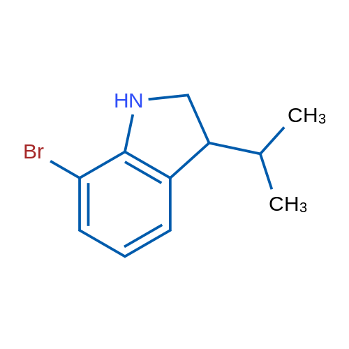 7-Bromo-3-(propan-2-yl)-2,3-dihydro-1H-indole 1g