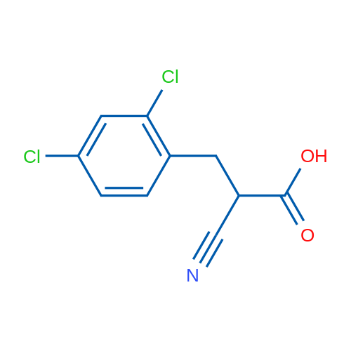 2-Cyano-3-(2,4-dichlorophenyl)propanoic acid 250mg