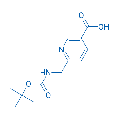 6-(((tert-Butoxycarbonyl)amino)methyl)nicotinic acid 100mg