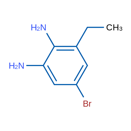 5-Bromo-3-ethylbenzene-1,2-diamine 1g