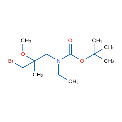tert-Butyl N-(3-bromo-2-methoxy-2-methylpropyl)-N-ethylcarbamate 1g