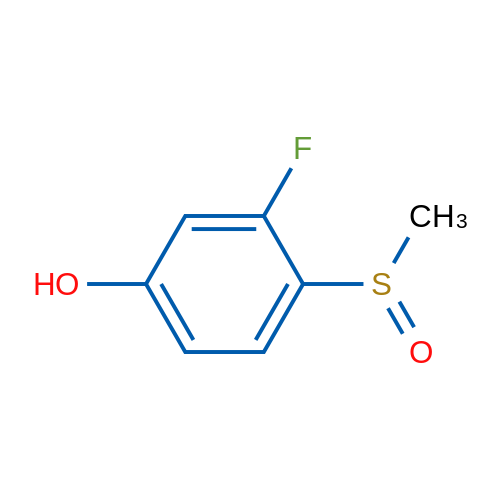 3-Fluoro-4-(methylsulfinyl)phenol 1g
