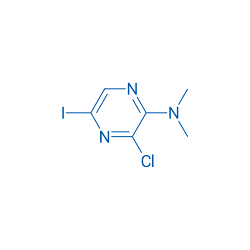 3-chloro-5-iodo-N,N-dimethylpyrazin-2-amine 1g