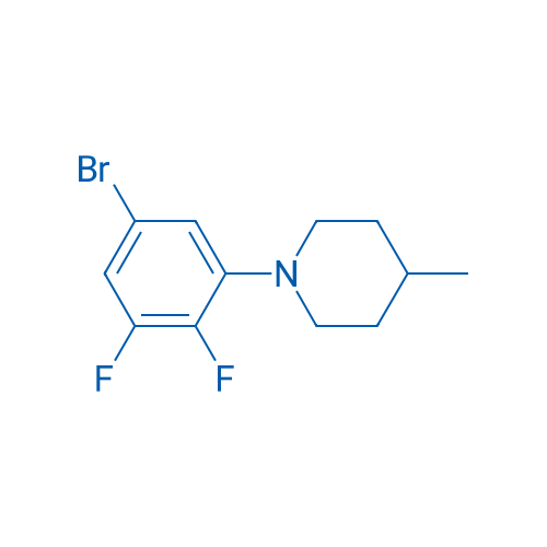 1-(5-bromo-2,3-difluorophenyl)-4-methylpiperidine 250mg