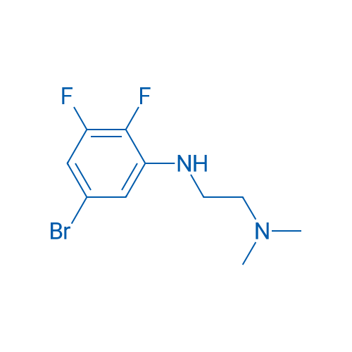 N1-(5-bromo-2,3-difluorophenyl)-N2,N2-dimethylethane-1,2-diamine 250mg