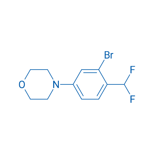 4-(3-bromo-4-(difluoromethyl)phenyl)morpholine 1g