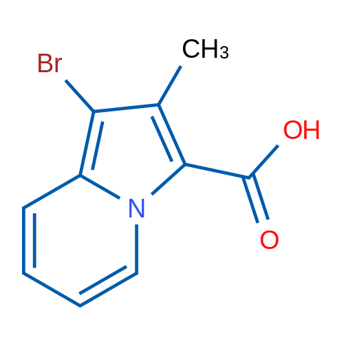 1-Bromo-2-methylindolizine-3-carboxylic acid 1g