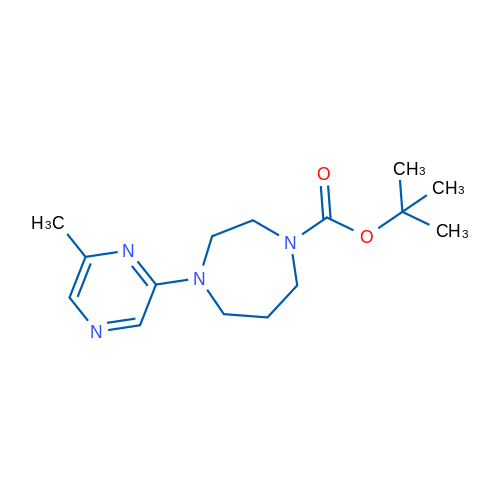 tert-Butyl 4-(6-methylpyrazin-2-yl)-1,4-diazepane-1-carboxylate 1g