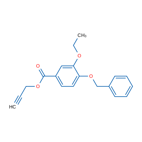 Prop-2-yn-1-yl 4-(benzyloxy)-3-ethoxybenzoate 1g