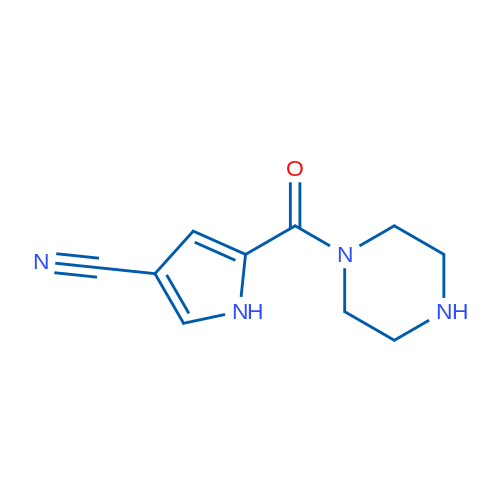 5-(Piperazine-1-carbonyl)-1H-pyrrole-3-carbonitrile 1g