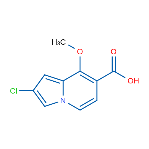 2-Chloro-8-methoxyindolizine-7-carboxylic acid 1g