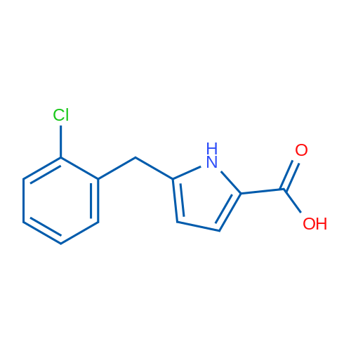 5-(2-Chlorobenzyl)-1H-pyrrole-2-carboxylic acid 1g