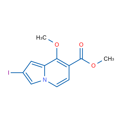 Methyl 2-iodo-8-methoxyindolizine-7-carboxylate 1g