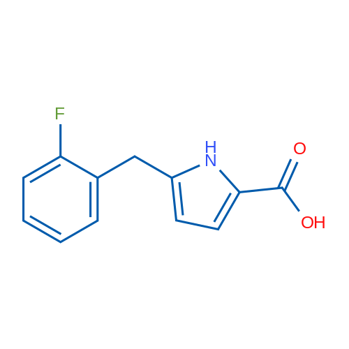 5-(2-Fluorobenzyl)-1H-pyrrole-2-carboxylic acid 1g