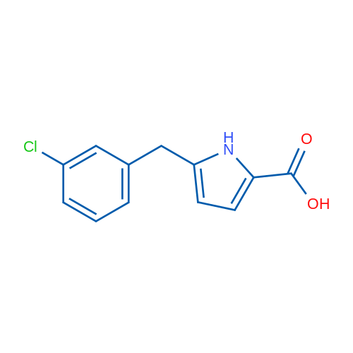 5-(3-Chlorobenzyl)-1H-pyrrole-2-carboxylic acid 1g