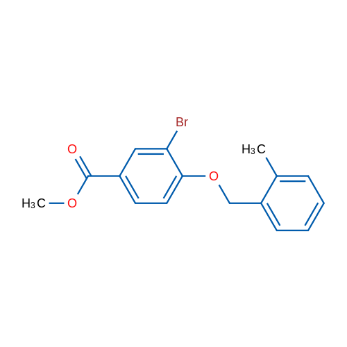 Methyl 3-bromo-4-((2-methylbenzyl)oxy)benzoate 1g