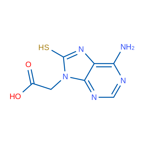 2-(6-Amino-8-mercapto-9H-purin-9-yl)acetic acid 1g