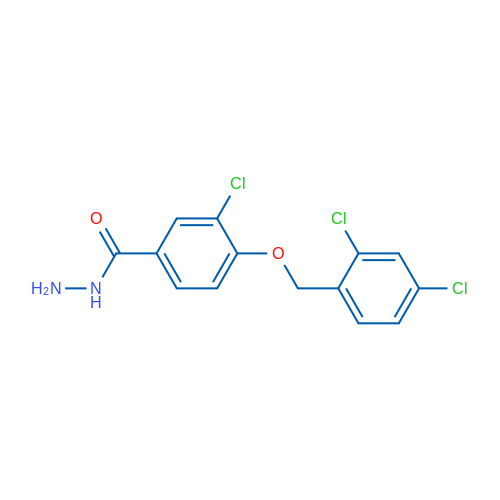 3-Chloro-4-((2,4-dichlorobenzyl)oxy)benzohydrazide 1g