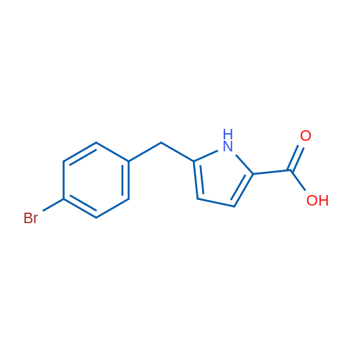 5-(4-Bromobenzyl)-1H-pyrrole-2-carboxylic acid 1g