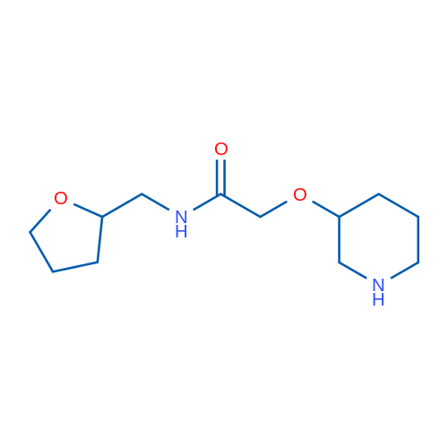 2-(Piperidin-3-yloxy)-N-((tetrahydrofuran-2-yl)methyl)acetamide 1g