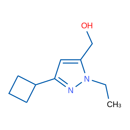 (3-Cyclobutyl-1-ethyl-1H-pyrazol-5-yl)methanol 1g