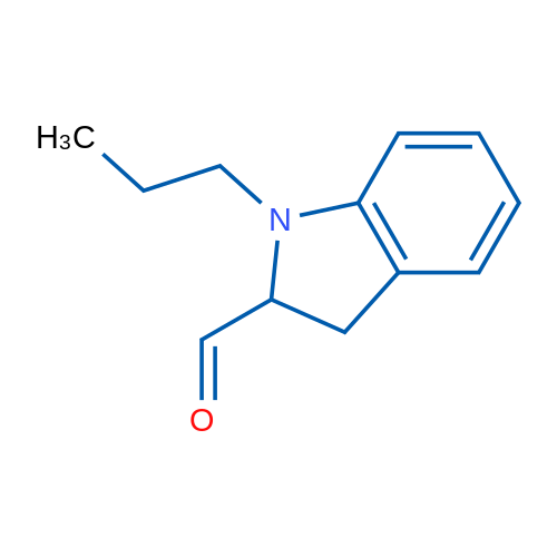 1-Propylindoline-2-carbaldehyde 250mg
