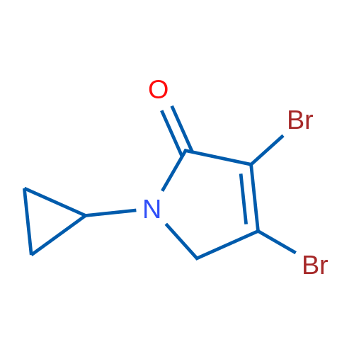 3,4-Dibromo-1-cyclopropyl-1H-pyrrol-2(5H)-one 1g