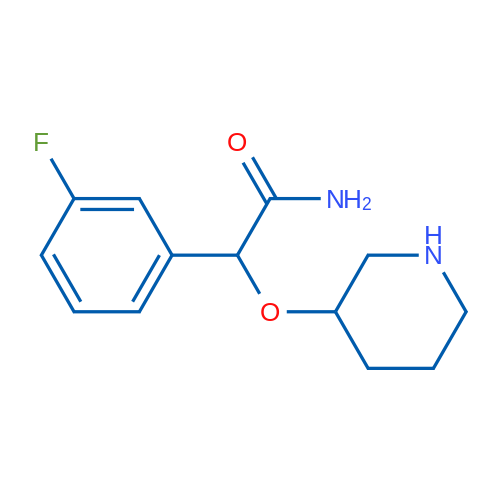 2-(3-Fluorophenyl)-2-(piperidin-3-yloxy)acetamide 1g