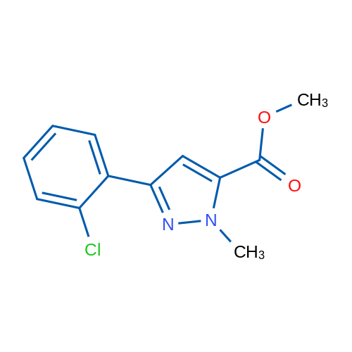 Methyl 3-(2-chlorophenyl)-1-methyl-1H-pyrazole-5-carboxylate 1g