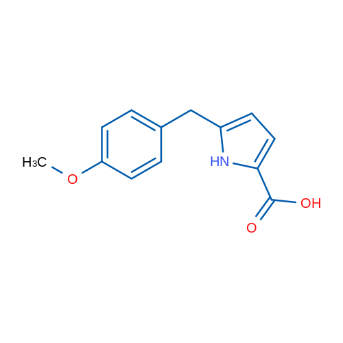 5-(4-Methoxybenzyl)-1H-pyrrole-2-carboxylic acid 1g