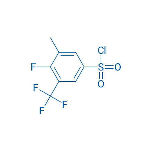 4-Fluoro-3-methyl-5-(trifluoromethyl)benzenesulfonyl chloride 1g