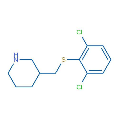 3-(2,6-Dichloro-phenylsulfanylmethyl)-piperidine 1g