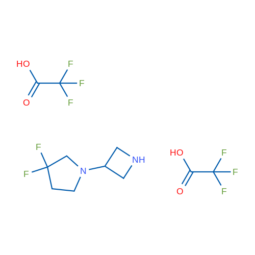 1-(Azetidin-3-yl)-3,3-difluoropyrrolidine ditrifluoroacetate 5g