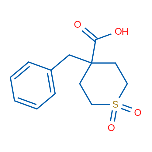 4-Benzyltetrahydro-2H-thiopyran-4-carboxylic acid 1,1-dioxide 1g