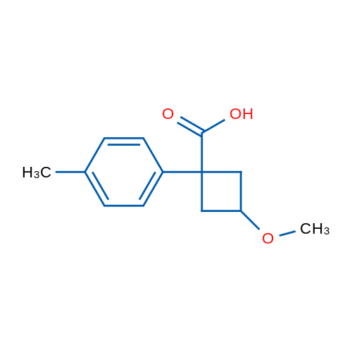 3-Methoxy-1-(p-tolyl)cyclobutanecarboxylic acid 1g