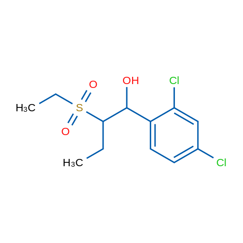 1-(2,4-Dichlorophenyl)-2-(ethylsulfonyl)butan-1-ol 1g