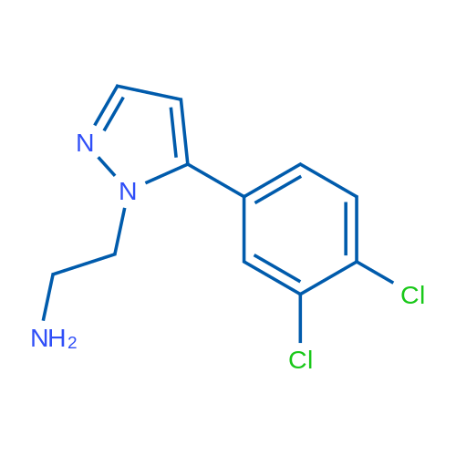 2-(5-(3,4-Dichlorophenyl)-1H-pyrazol-1-yl)ethanamine 1g