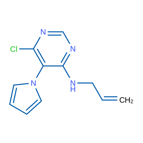 N-Allyl-6-chloro-5-(1H-pyrrol-1-yl)pyrimidin-4-amine 1g
